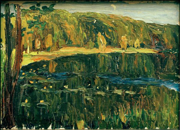 Wassily Kandinsky "Achtyrka Dunkler See" 32 x 24 cm