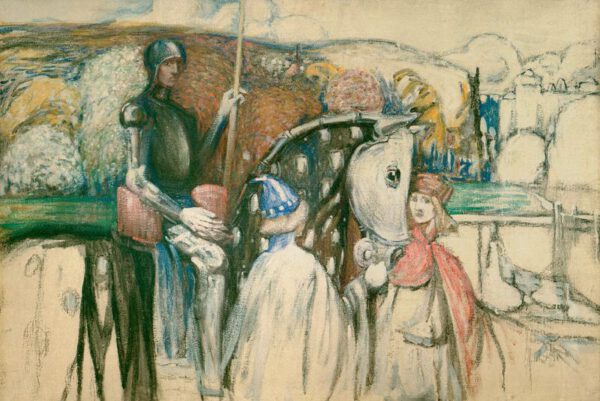 Wassily Kandinsky "Reisiger Ritter" 160 x 108 cm