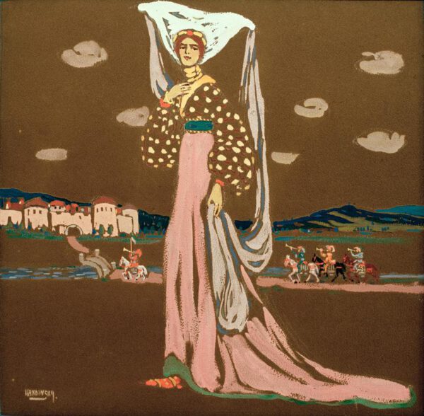 Wassily Kandinsky "Night" 33 x 34 cm