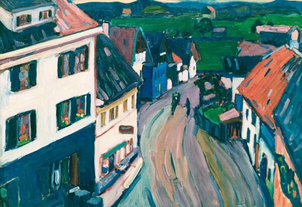 Wassily Kandinsky "Murnau Blick Aus Dem Fenster Des Griesbräu" 70 x 50 cm