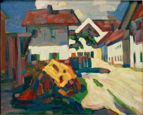 Wassily Kandinsky "Murnau Häusergruppe" 41 x 33 cm