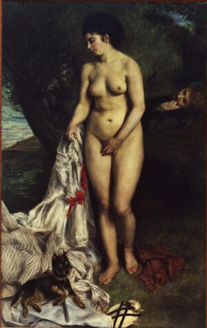 Auguste Renoir "Badende mit einem Pinscher" 115 x 184 cm