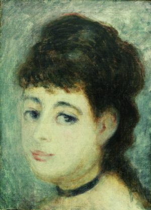 Auguste Renoir "Bildnis einer jungen Frau" 24 x 33 cm