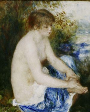 Auguste Renoir "Kleiner blauer Akt" 38 x 46 cm