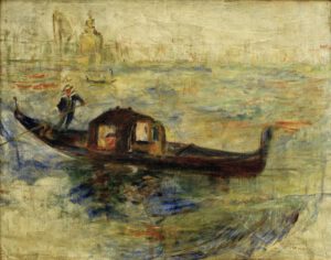 Auguste Renoir "Gondel in Venedig" 75 x 59 cm