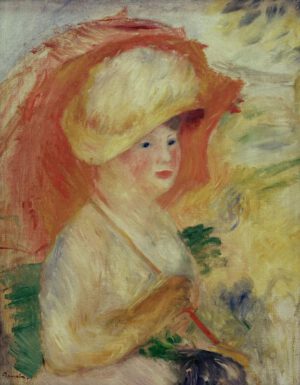 Auguste Renoir "Frau mit Sonnenschirm" 57 x 72 cm
