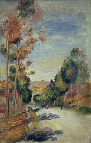 Auguste Renoir "Landschaft bei Essoyes" 18 x 28 cm