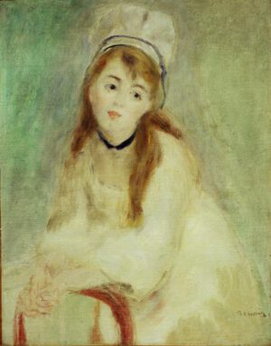 Auguste Renoir "Bildnis einer jungen Frau" 26 x 30 cm