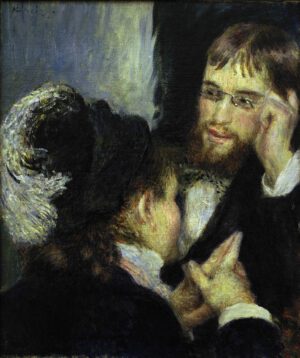 Auguste Renoir "Die Unterhaltung" 38 x 45 cm