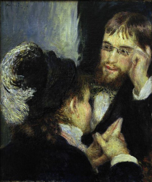Auguste Renoir "Die Unterhaltung" 38 x 45 cm