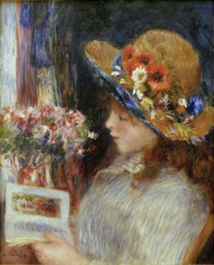 Auguste Renoir "Lesendes Mädchen" 46 x 55 cm