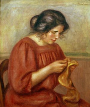 Auguste Renoir "Gabrielle beim Nähen" 53 x 64 cm