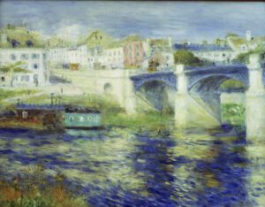 Auguste Renoir "Brücke von Chatou" 65 x 51 cm