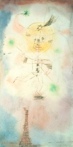 Paul Klee "Der Komet von Paris" 11 x 21 cm