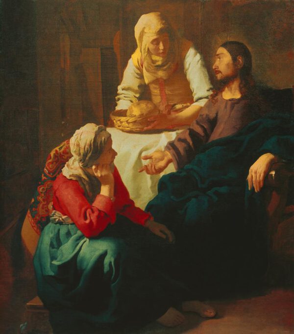 Jan Vermeer "Christus bei Maria und Martha" 142 x 160 cm