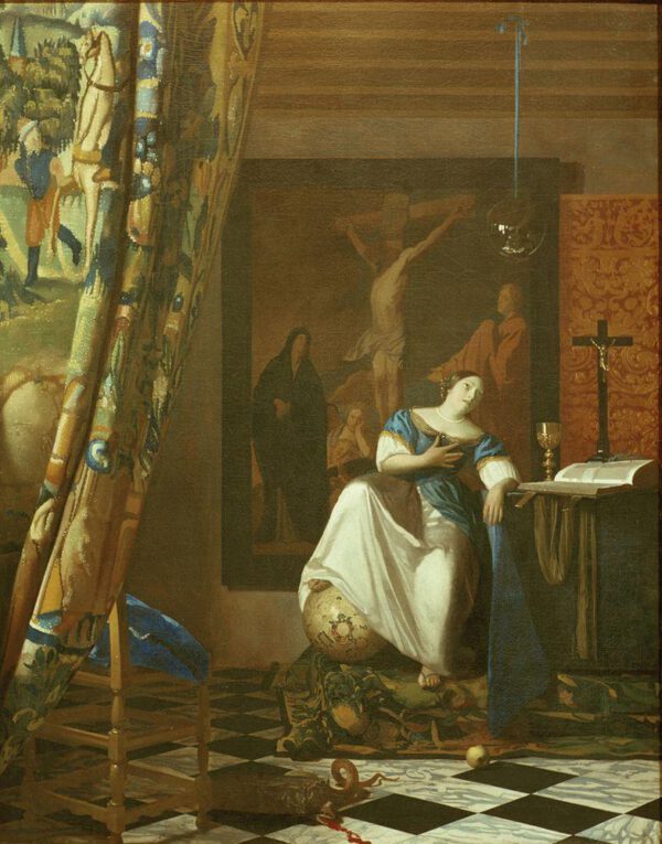 Jan Vermeer "Allegorie des Glaubens" 89 x 114 cm