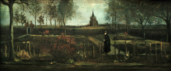 Vincent van Gogh “Pfarrgarten” 25 x 57 cm