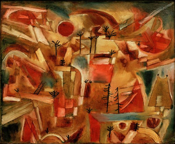 Paul Klee "Felslandschaft" 51 x 42 cm