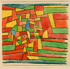 Paul Klee "Garten am Bach" 31 x 28 cm