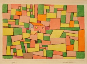 Paul Klee "Landhaus Thomas R." 47 x 31 cm