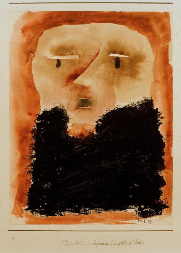 Paul Klee "Figurine für das groteske Theater" 17 x 21 cm