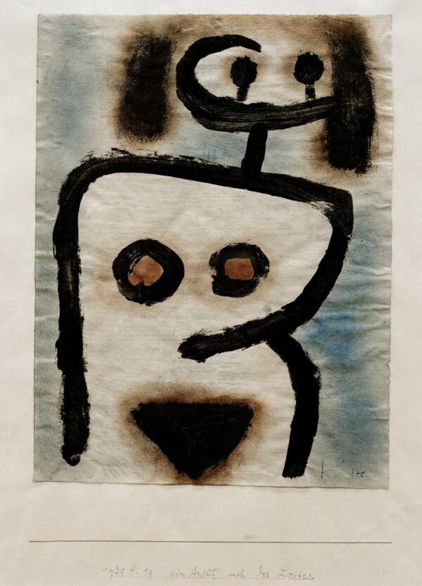 Paul Klee "Ein Antlitz auch des Leibes" 24 x 31 cm