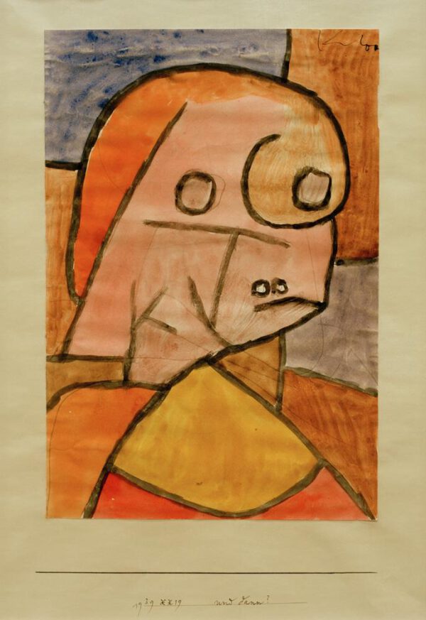 Paul Klee "Und dann" 20 x 29 cm