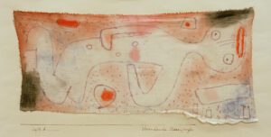 Paul Klee "Strandende Meerjungfer" 35 x 16 cm