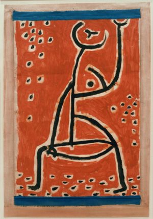 Paul Klee "Fräulein vom Sport" 41 x 59 cm