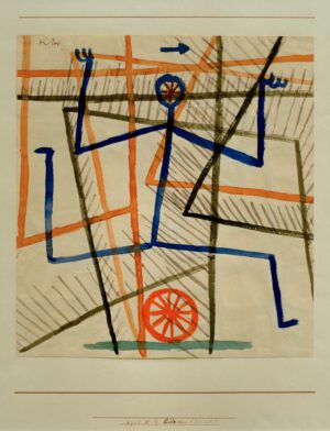 Paul Klee "Eile ohne Rücksicht" 30 x 32 cm
