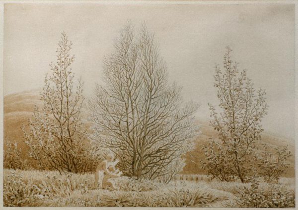 Caspar David Friedrich "Der Frühling"  27 x 19 cm