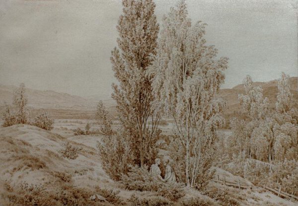Caspar David Friedrich "Der Sommer"  27 x 19 cm