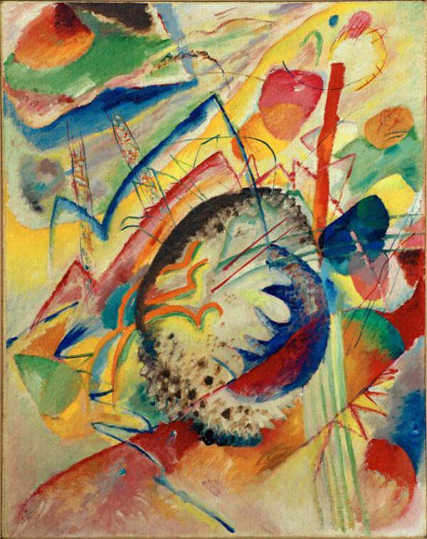 Wassily Kandinsky "Unbenannte Improvisation" 78 x 100 cm