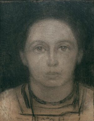 Piet Mondrian "Portrait" 31 x 40 cm