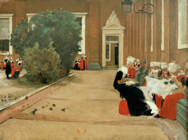 Max Liebermann "Amsterdamer Waisenmädchen" 90 x 67 cm