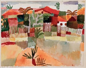 Paul Klee "St. Germain bei Tunis" 24 x 19 cm