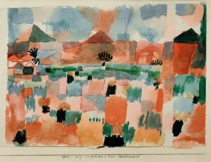 Paul Klee "St. Germain bei Tunis (landeinwärts)" 32 x 22 cm