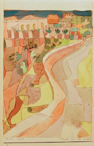 Paul Klee "Strasse bei Villa Mazzaro" 15 x 23 cm