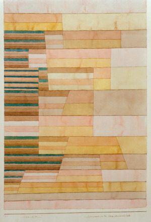 Paul Klee "Monument an der Grenze des Fruchtlandes" 31 x 46 cm
