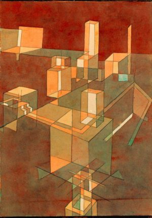 Paul Klee "Italienische Stadt" 24 x 34 cm