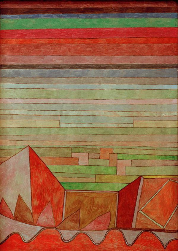 Paul Klee "Blick in das Fruchtland" 35 x 49 cm