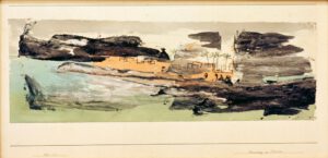 Paul Klee "Erinnerung an Auan" 52 x 17 cm