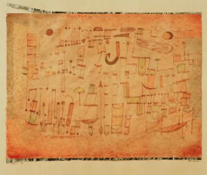 Paul Klee "Inschrift" 32 x 24 cm