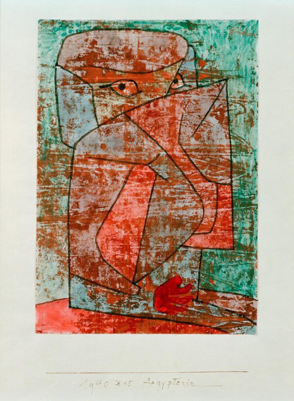 Paul Klee "Ägypterin" 21 x 29 cm