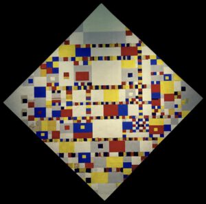 Piet Mondrian "Victory Boogie Woogie" 127 x 127 cm