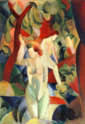 August Macke "Badende Frauen" 72 x 102 cm