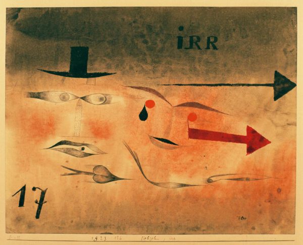 Paul Klee "Siebzehn, irr" 29 x 22 cm