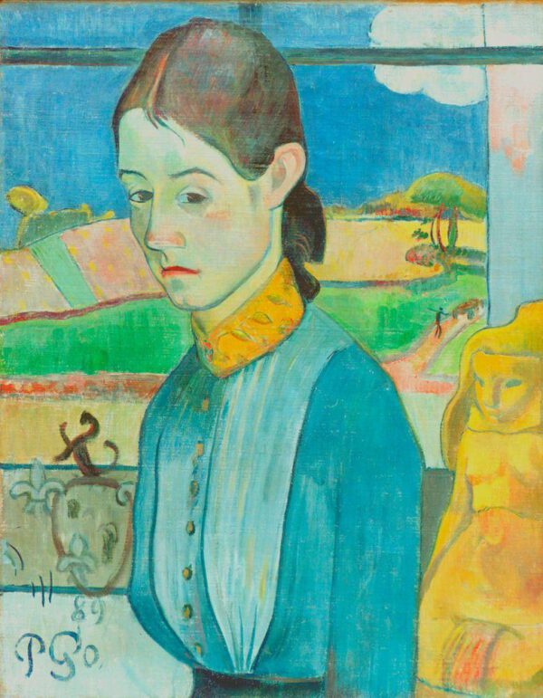 Paul Gauguin "Junge Bretonin"  38 x 46 cm