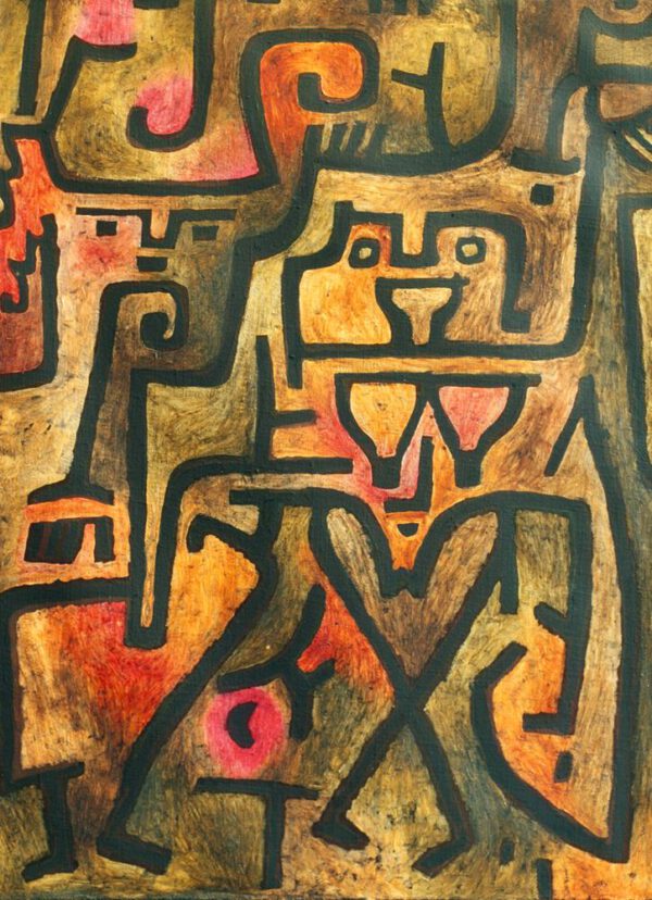 Paul Klee "Waldhexen" 74 x 99 cm