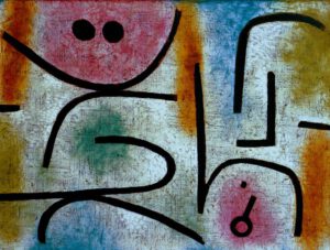 Paul Klee "Zerbrochener Schlüssel" 66 x 50 cm